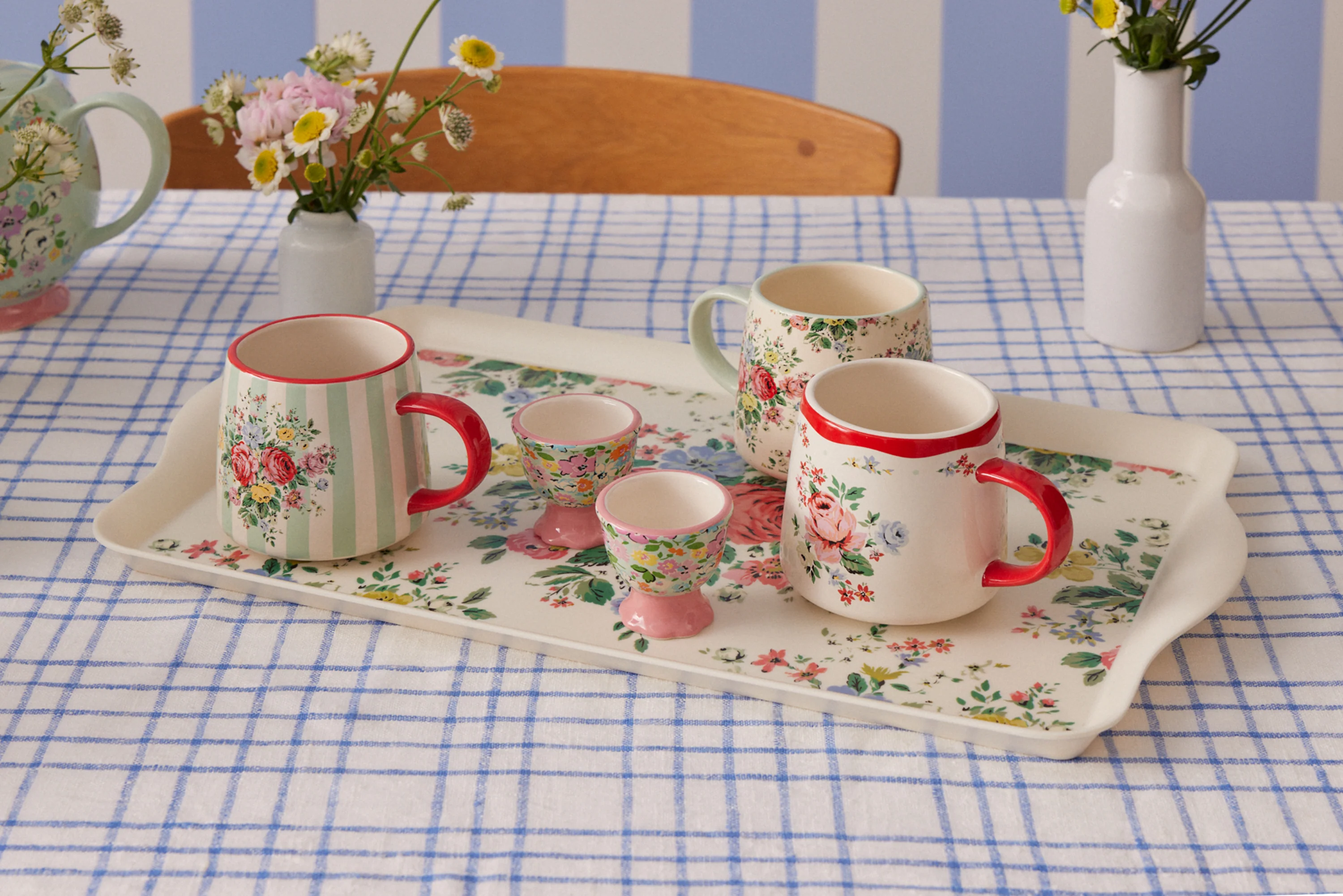 Cath Kidston Feels Like Home Billie Mug, Hampstead Red - Image 7