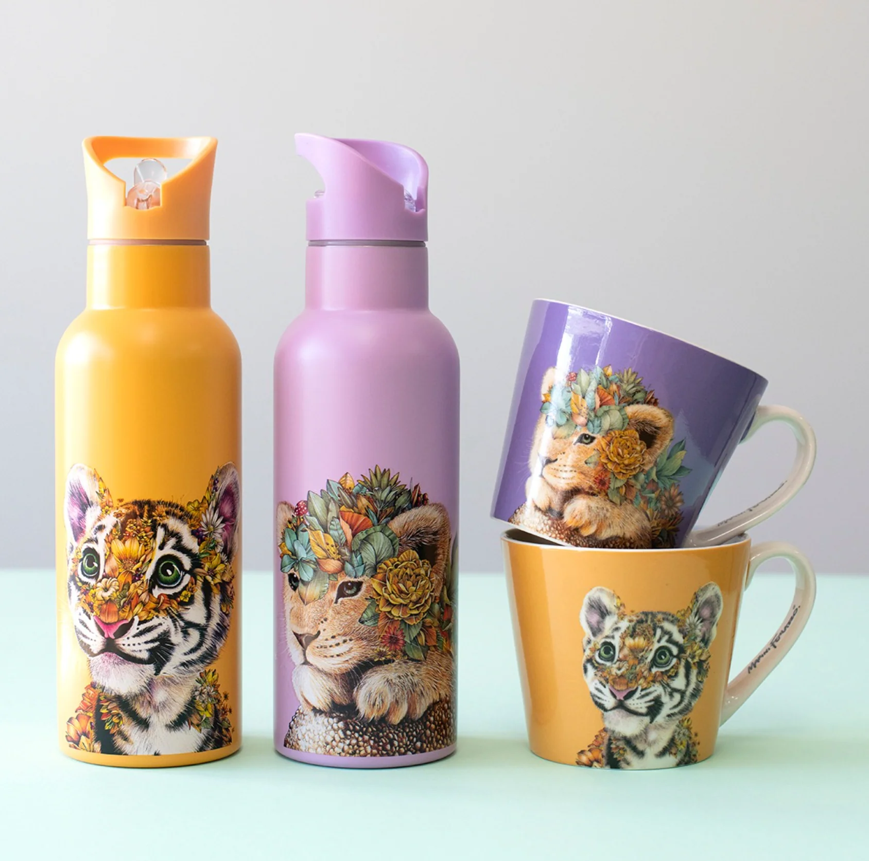 Maxwell & Williams Marini Ferlazzo Wild Planet Mug, Tiger Cub - Image 3