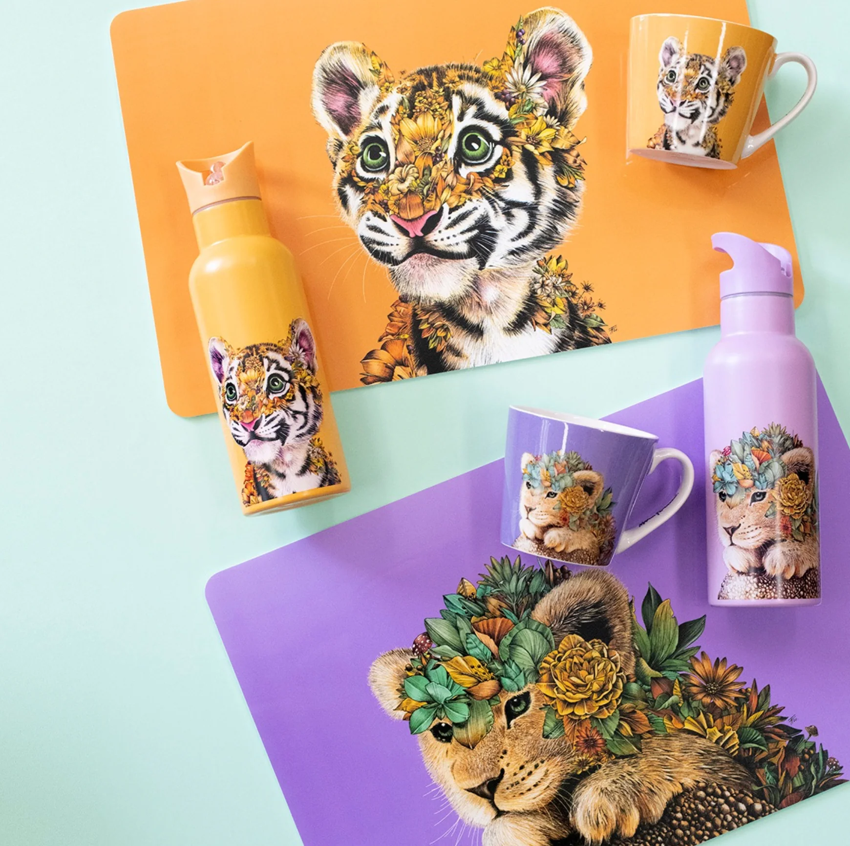 Maxwell & Williams Marini Ferlazzo Wild Planet Mug, Tiger Cub - Image 4