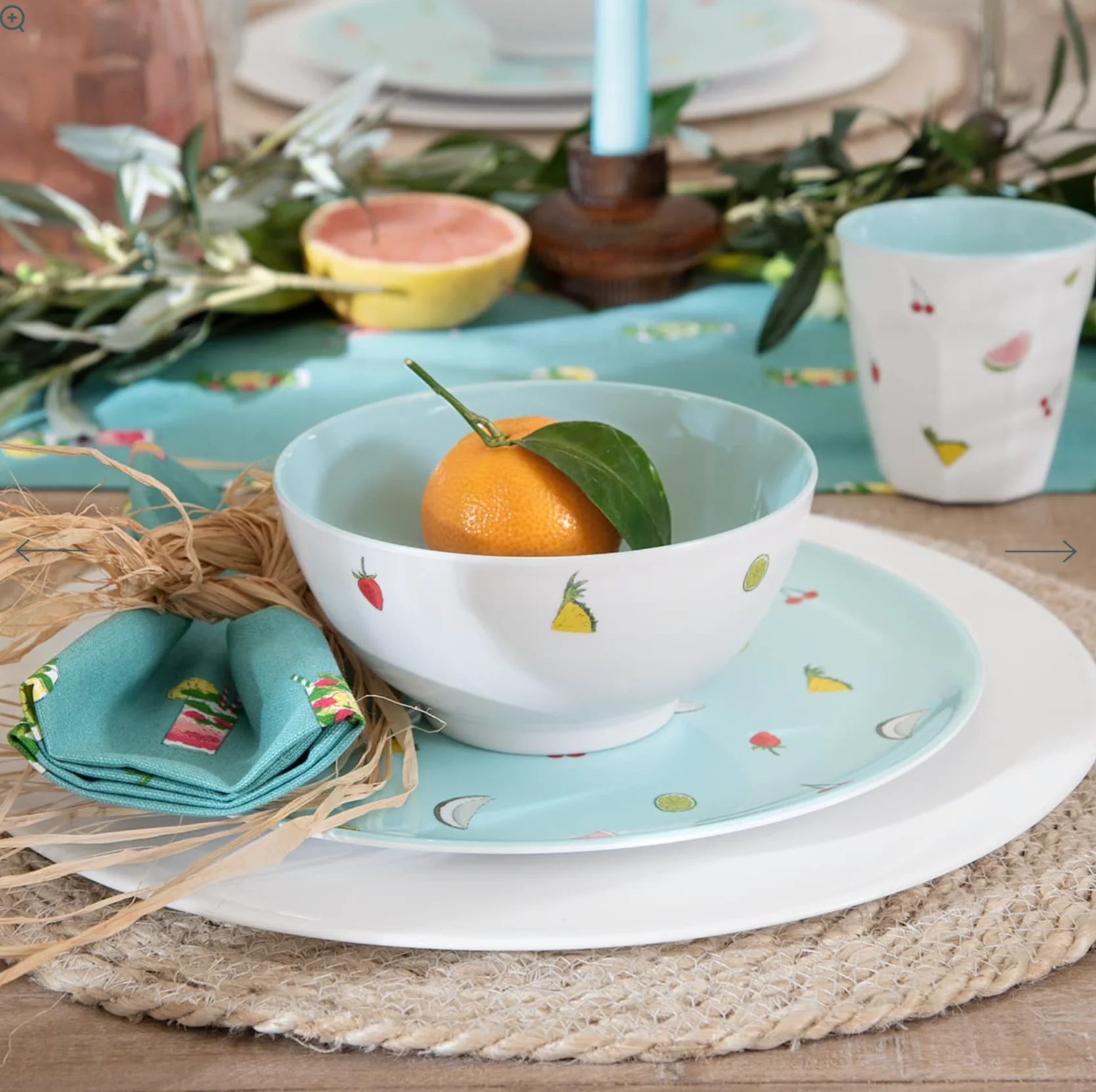 Sophie Allport Melamine Side plate, Cocktails - Image 7