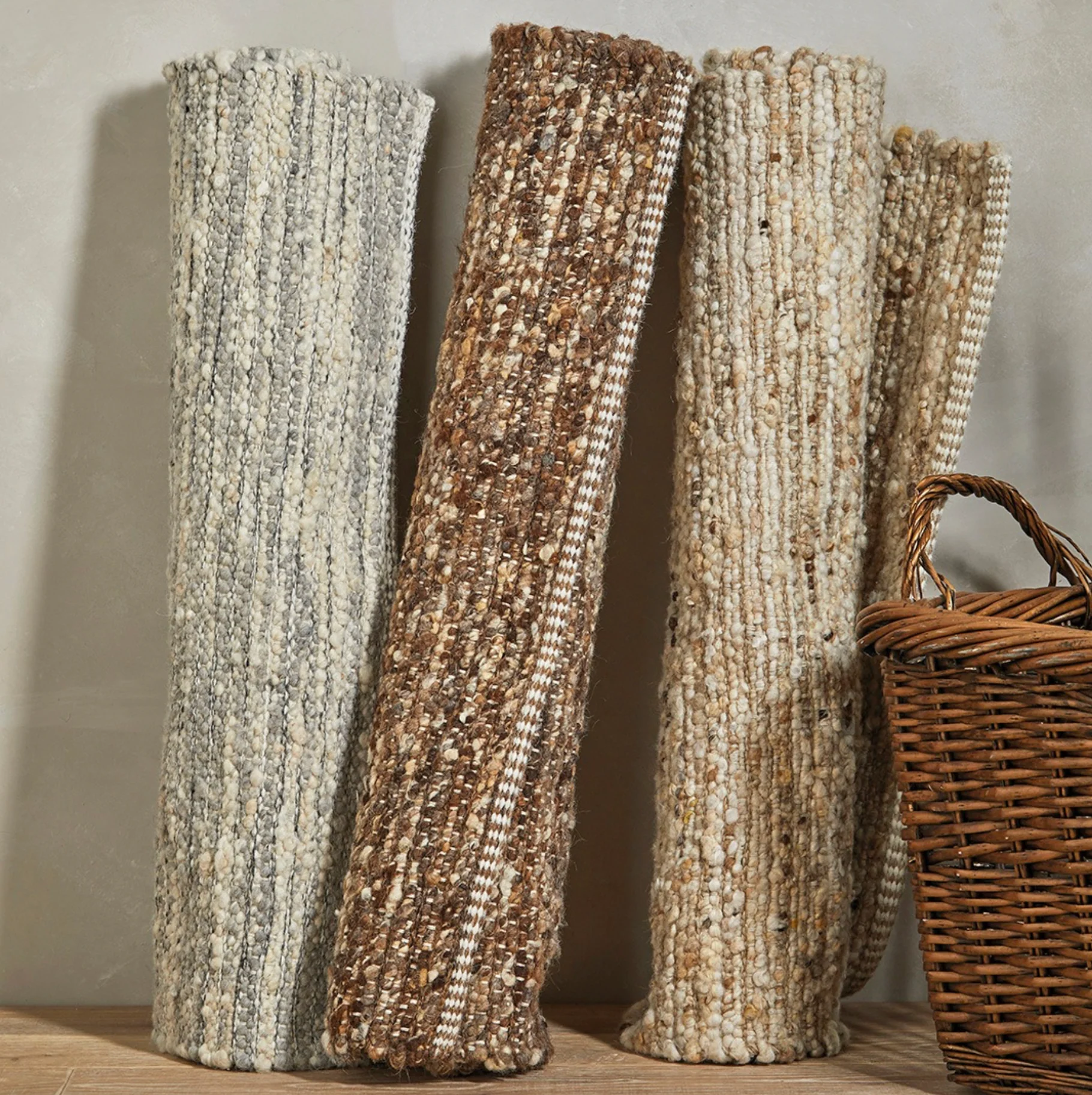 Walton & Co Shetland Wool Rug, Natural - Image 4