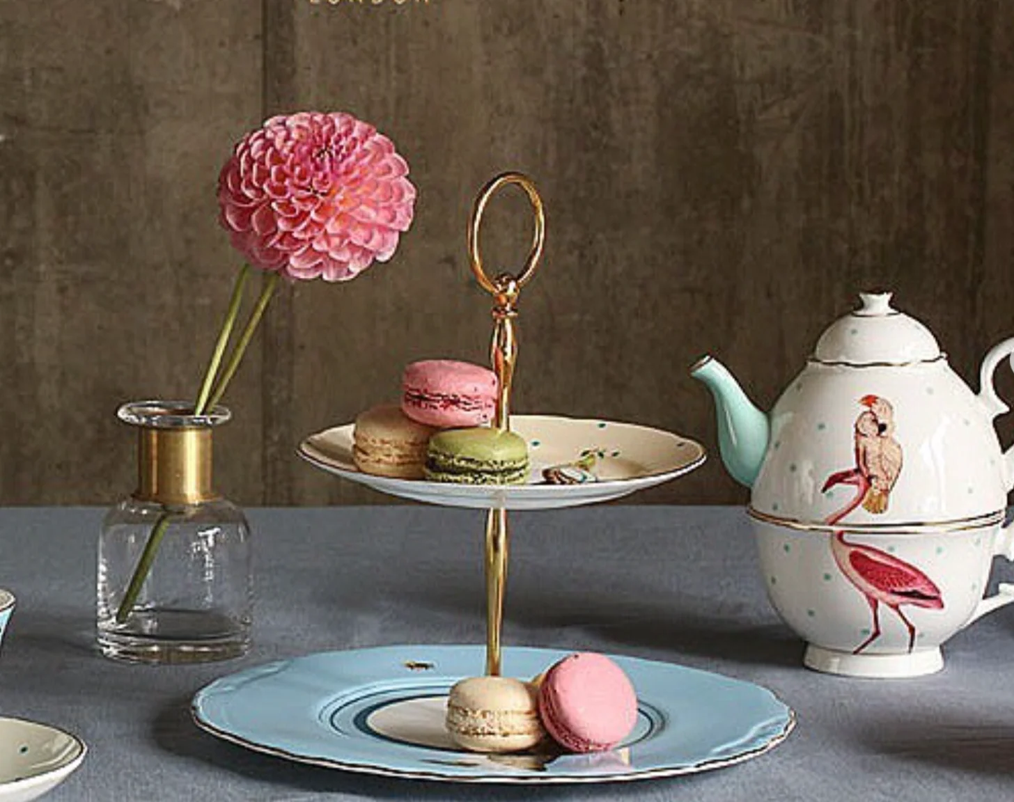 Yvonne Ellen Tea For One Set,  Flamingo - Image 5